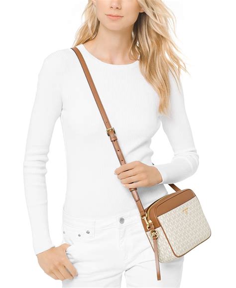 michael kors logo jet set metallic|Michael Kors crossbody jet set.